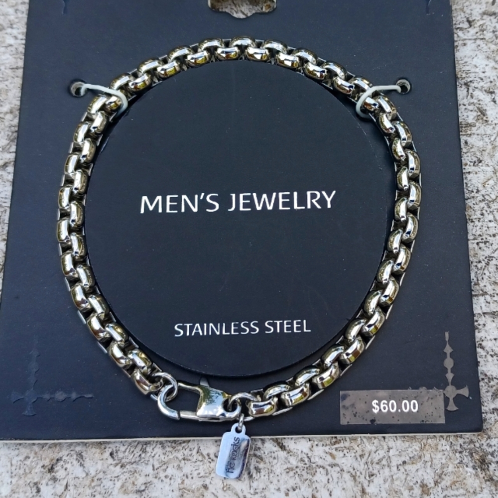 Men's stainless steel bracelet